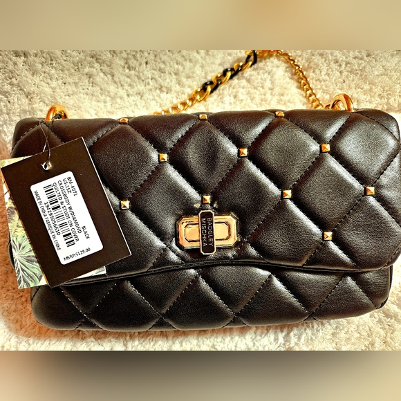 Badgley Mischka | Crossbody | Quilted | Vegan Leather | Purse | Handbag | NWT - Picture 4 of 14